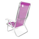 Ver imagem 5 de Kit 1 Cadeira Reclinável Alumínio 8 Posições + Mesa Portátil para Cadeira de Praia Mor