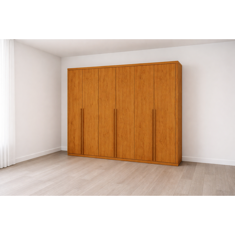 Guarda Roupa 6 Portas 6 Gaveta Living -grand Line