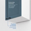 Ver imagem 5 de Armário Aéreo Planejado 1 Porta 41cm Soho CabeCasa MadeiraOriginals Branco/Azul