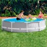 Piscina Intex 4.485 Litros Estrutural Prism Cinza com Bomba Filtrante 110v - 5