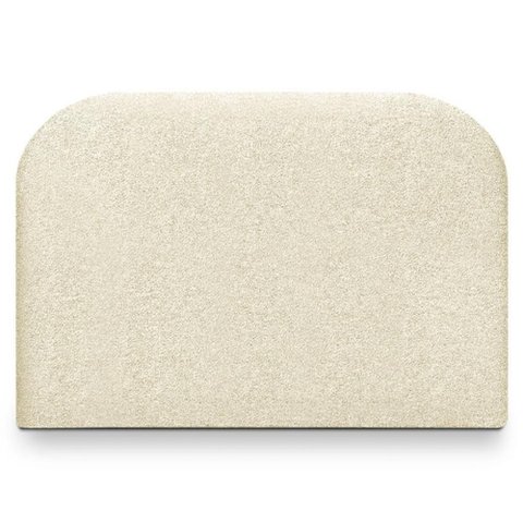 Cabeceira Painel Suspenso Solteiro 100 cm Alana Organica Boucle Creme Artte