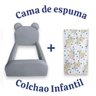 Cama Montessoriana Juvenil Segura e Confortável Soft com Colchão Cinza - 2