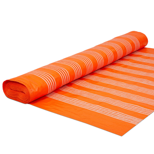 Tela Tapume Pesada Guarda Corpo Laranja 1,20m X 100,00m