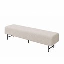 Ver imagem 5 de Puff Recamier 140cm Lauri Linho Bege - Sallar Home