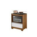 Ver imagem 1 de Balcão Cooktop Nt3110 Freijó/branco Notável Móveis