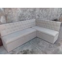 Ver imagem 2 de Conjunto Canto Alemão Baú Encosto Captone Suede (1,20x1,50):café com Leite