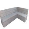 Conjunto Canto Alemão Baú Encosto Captone Suede (1,20x1,50):café com Leite - 5