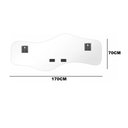 Ver imagem 4 de Espelho Orgânico Luxo Grande 170 X 70 Corpo Inteiro Moderno Orgânico Luxo Lapidado com Suporte