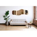 Ver imagem 1 de Espelho Orgânico Luxo Grande 170 X 70 Corpo Inteiro Moderno Orgânico Luxo Lapidado com Suporte