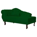 Ver imagem 1 de Sofá Chesterfield Elisabeth Divã 1,60m- Veludo Verde / decoração, sala, consultório, psicólogo