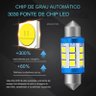 Lâmpada Torpedo Festoon 12 Chip Led 41mm 4300k Branco Quente Canbus 12v Distribuído Frc Magazine Con - 2