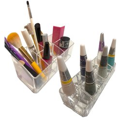 Kit 2 Organizadores Maquiagem Batons Cosméticos Resistente Fwb Organizador de Mesa, Organizador de M - 2