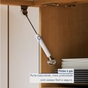 Ver mais imagens de Armário 1 Porta Vidro Reflecta Inifinito Marquesa Marrom/Nature