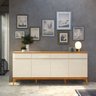 Buffet Aparador 187cm 4 Portas 4 Gavetas Magnum   - 1