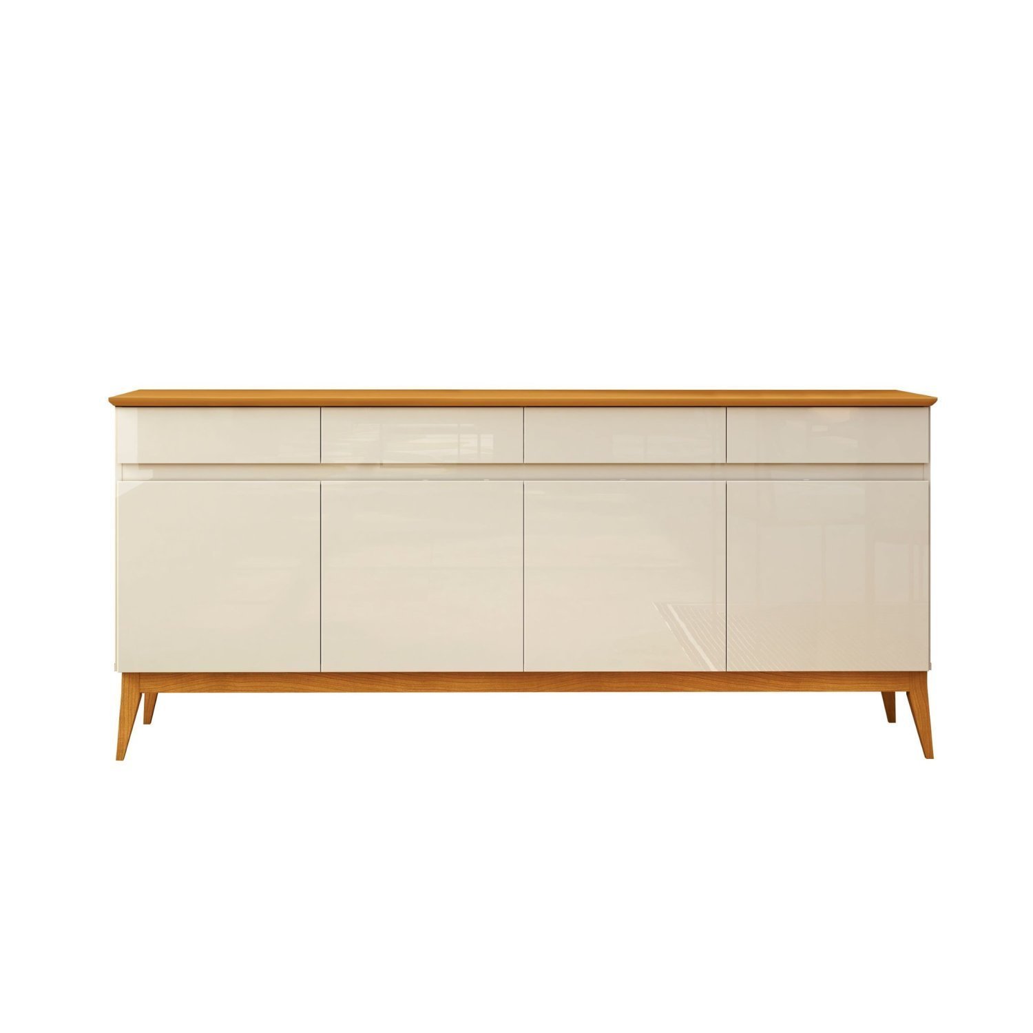 Buffet Aparador 187cm 4 Portas 4 Gavetas Magnum 1.90  - 2