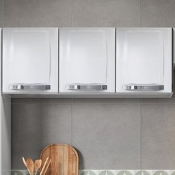 Armário de Cozinha em Aço 3 Portas 105cm Rose Itatiaia  - 5