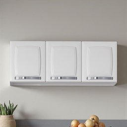 Armário de Cozinha em Aço 3 Portas 105cm Rose Itatiaia  - 1