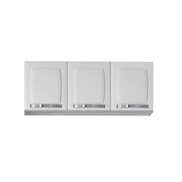 Armário de Cozinha em Aço 3 Portas 105cm Rose Itatiaia  - 2