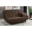 Ver imagem 1 de Sofá Cama 3 Lugares 1,80m Diana Suede Adonai Estofados