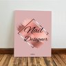 Kit 3 Quadro Decorativo Nair Designer Manicure Unhas Salão 28x20 - 6