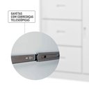 Ver imagem 7 de Conjunto Infantil Livia Off White/Carvalho Cômoda e Roupeiro Canaã