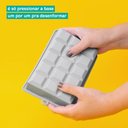 Ver imagem 2 de Forma de Silicone Gelo Papinhas Forno Freezer 15 Cubos Oikos