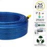 Mangueira de Jardim 25m Slim com Esguicho Reforçada Flexível:azul - 2