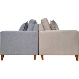 Sofá Slim Living Vintage 3 Lugares 220cm em Linho Arte Cúbica Estofados - 9