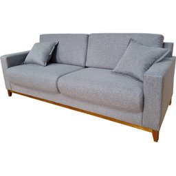 Sofá Slim Living Vintage 3 Lugares 220cm em Linho Arte Cúbica Estofados - 5