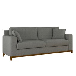 Sofá Slim Living Vintage 3 Lugares 220cm em Linho Arte Cúbica Estofados - 2