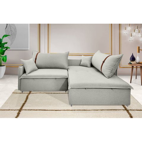 Sofá Valence Slim sem Caixa Premium 1,60m Softgel 33 Linho Palha