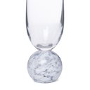 Ver imagem 2 de Jogo 2 Taças para Espumante de Cristal e Mármore Branco 210ml 23109 Mart