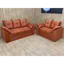 Ver imagem 1 de Sofá 2 e 3 Lugares Terra Cota 604 Paris