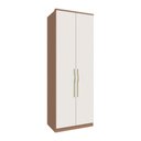 Ver imagem 1 de Guarda Roupas Modulado 2 Portas 629mm com Prateleiras Setiba Plus Rimo Carvalho/branco
