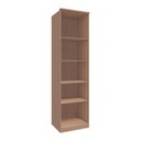 Ver imagem 2 de Guarda Roupas Modulado 2 Portas 629mm com Prateleiras Setiba Plus Rimo Carvalho/branco