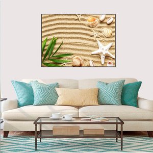 Quadro Canvas Conchas e Estrelas do Mar 1,00x1,30