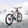 Bicicleta Freeride Aro 26 Quadro 13 Alumínio 21v Freio a Disco Mecânico Azul Vermelho - Dropp - 2