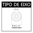 Ver imagem 4 de Motor Eletrico 2 Cv 110/220v 4 Polos Baixa Rotação Eberle Motores