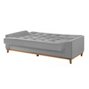 Ver imagem 5 de Sofá Cama 2 Lugares Living M-157 Veludo Martins Cinza