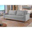 Ver imagem 2 de Sofá Cama 2 Lugares Living M-157 Veludo Martins Cinza