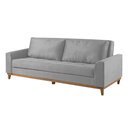 Ver imagem 1 de Sofá Cama 2 Lugares Living M-157 Veludo Martins Cinza