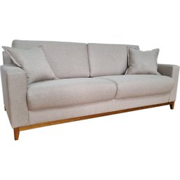 Sofá Slim Living Vintage 3 Lugares 220cm em Linho Arte Cúbica Estofados - 5