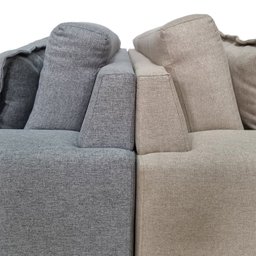 Sofá Slim Living Vintage 3 Lugares 220cm em Linho Arte Cúbica Estofados - 8