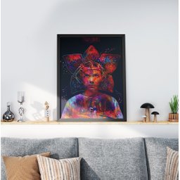 Quadro Decorativo Moldura Preta 30x40cm Eleven - 1