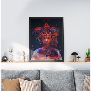 Quadro Decorativo Moldura Preta 30x40cm Eleven