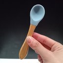 Ver mais imagens de Prato Infantil Criança Bebê com Colher e Ventosa Home&co Dinossauro Bambu 3x18x18cm Natural