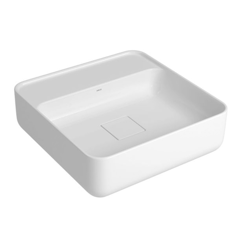 Cuba de Apoio Deca 40x40 L.11040.m.17 Quadrada com Mesa Branca