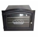 Ver imagem 1 de Forno Ferro Fundido Porta Vidro Fogão a Lenha 48x35x30cm P