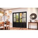 Ver imagem 1 de Porta de Aço de Correr com Postigo e Grade Quadrada 4 Folhas 213x200cm Facilitá Lucasa