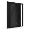 Ver imagem 1 de Porta de Aço Balcão Flex 214x150cm com Vidro 3 Folhas Facilitá Lucasa